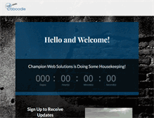 Tablet Screenshot of champion-web-solutions.com